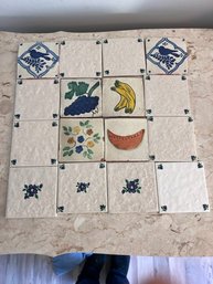 Group Of Tiles Made In USA