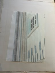 Original Drawing Birds Eye View Of Architectural Detail By JK Sundquist