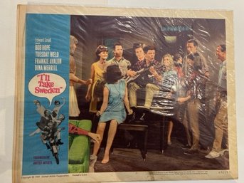 Movie Card 1965 I'll Take Sweden With Bob Hope, Tuesday Weld, Frankie Avalon And Dina Merrill