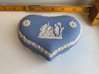 Heart Shaped Wedgwood Box Made In England