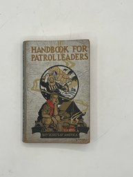 Handbook For Patrol Leaders Boy Scouts 1942