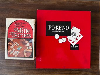 Vintage Pokeno And Uno Games