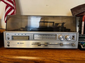 Webcor AM-FM 8 Track And Cassette Stereo Player