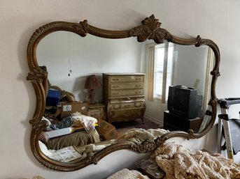 A Beauty Large Sculpted Mirror