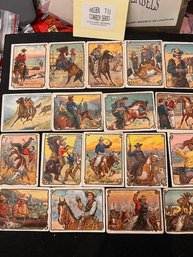 A Group Of 30 Hassen Cork Tip Cigarette T 53 Cowboy Cards See All Photos