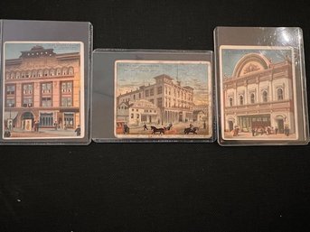 A Group Of Three Theatre Cards Valencia , Old Mc Vickers And The High Street Theaters