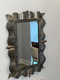 14 X 20 Approx Metal Art Mirror