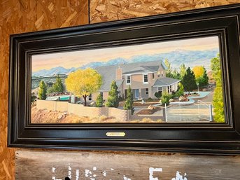 ' Longview'  Kingman Arizona  Painting On Canvas Signed Doris Lightwine 2006