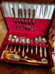 Holmes And Edwards Group Of Mixed Vintage Silverware