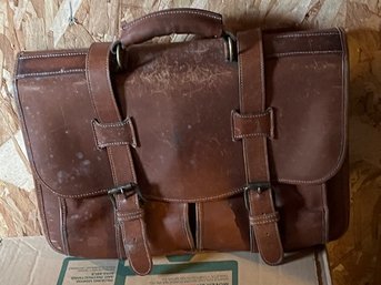 Retro Leather Briefcase