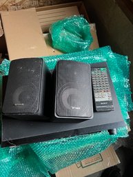 Pair Of Optimus Speakers ( Sony Control Goes With Previous Lot)