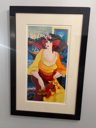 Framed Limited Edition Patric Serigraph 20' X 31' Approx