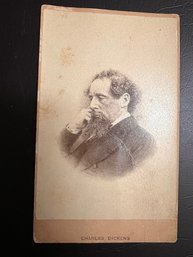 Carte De Visite Of Charles Dickens