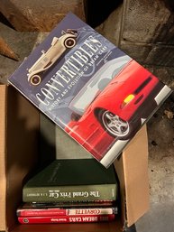 A Group Of Automobile Books And Pamphlets, Corvette, Convertibles,  Dream Cars Etc