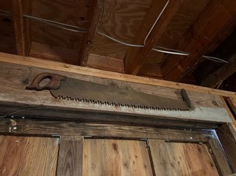 Antique Two Handled Saw