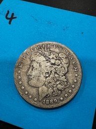 1889 Morgan Dollar O   #4