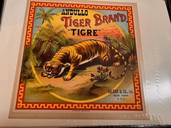 Andullo Tiger Brand 'tigre' By Galban And Co