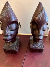 2 African Carved Sculptures