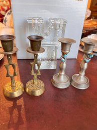 3 Pairs Of Candle Sticks