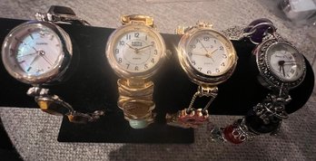 A Group Of 4 Fashion Watches Kathy Ireland, And Jennie B