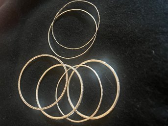 Group Of Silver Bangles 2 SS