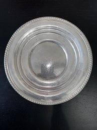 Round Sterling Silver Platter 164 Grams