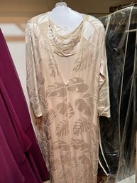 Retro Layered Cream Gown Size 14-16