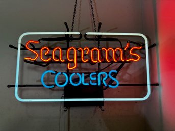 Neon Sign Seagram's Coolers