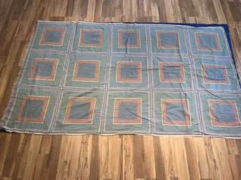 Unfinished Vintage Quilt, Still Some Pinning