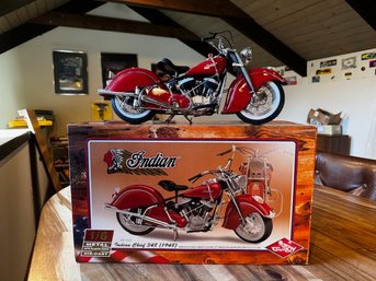 Indian Motorcycle Model 1/10 In Original Box