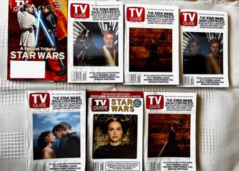 7 TV Guides Star Wars With Holograms