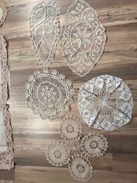 5 Lace And Crochet Doilies