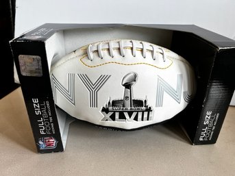 NY NJ Super Bowl 48 Full Size Football In Box