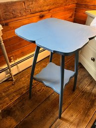 Vintage Painted Blue Side/ End Table