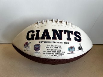 Giants Full Size Official Football Commemorative