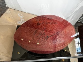 Eli Manning Signed Full Size WILSON Super Bowl Football XLVI