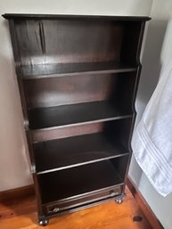 Smaller Black Shelving Unit Approx 55' Tall