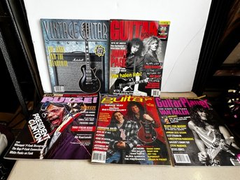 5 Guitar Magazines  Pulse, Vintage Guitar, Guitar Planner