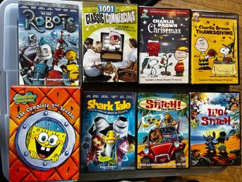 CD's Sponge Bob Set, Disney Movies Etc