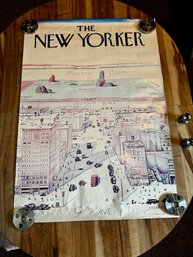 1976 Steinberg New Yorker Poster  See All Photos AS IS