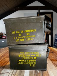 2 Army Ammunition Containers