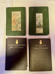 4 Volumes Of Literature, Of Poetry Etc, Longfellow, Shakespeare, Emerson