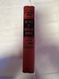 60 Years American Humor From Benchley To Twain By Joseph Lewis French 1938