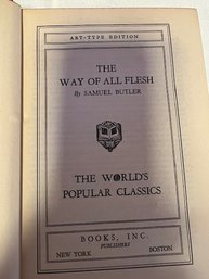 The Way Of All Flesh By Samuel Bulter