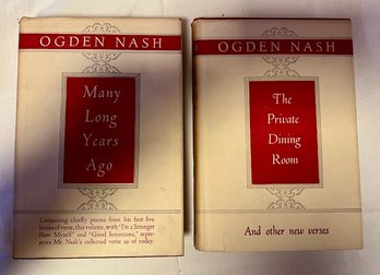 Ogden Nash Many Long Years Ago And The Private Dining Room Little Brown Publisher