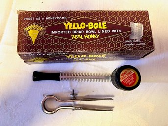 Yello Bole Honey Pipe Never Used Original Box And Accessories