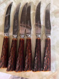 Set Of 6 Steak Knives Washington Forge