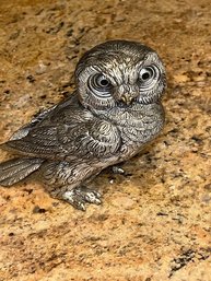 Pewter Owl Exquisite Details Solid