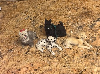 4 Fabulous Dog Figurines