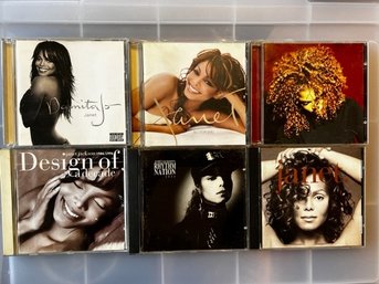 6 Janet Jackson CD'S